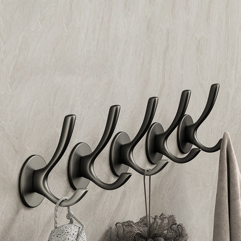 Avtoit | 10-piece Bathroom Accessory Set Modern Matte Grey Bathrobe Hooks