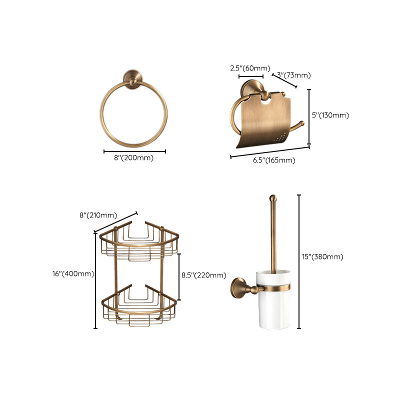 Avtoit | Vintage Bronze Bathroom Set Traditional Bathroom Accessories as Individual Piece or as Set