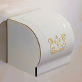 Avtoit | Vintage Bathroom Accessory Set Aluminum Paper Holder in White