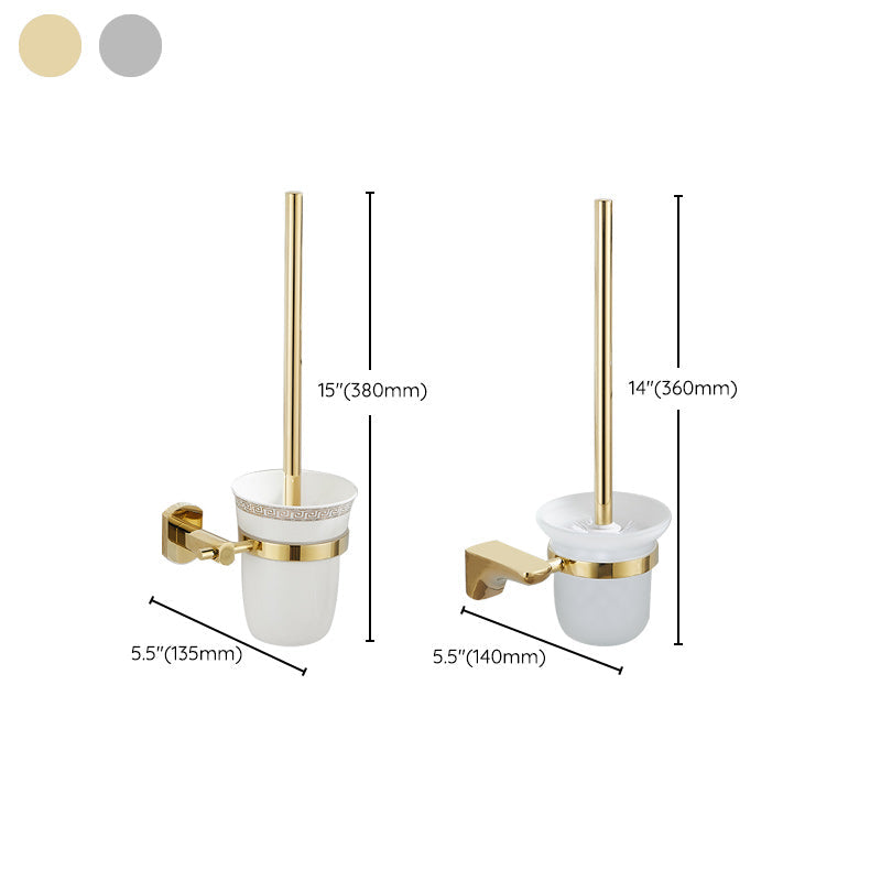 Avtoit | 2-piece metal bathroom accessory set traditional toilet brush and holder set