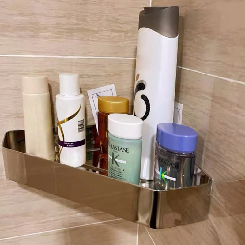 Avtoit | 2-piece stainless steel bathroom accessory set 30 cm W triangular bathroom shelf