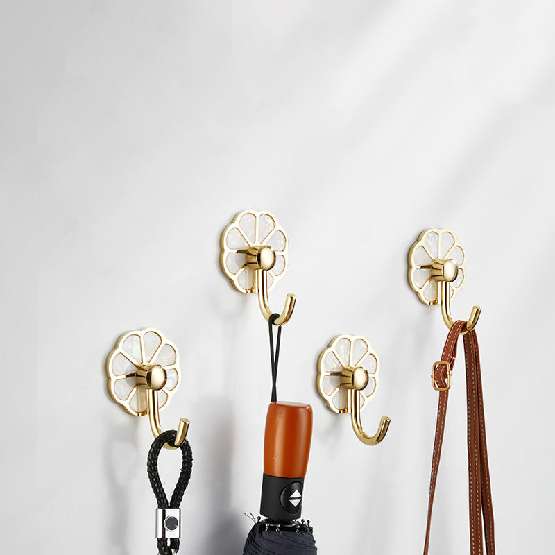 Avtoit | Polished 10-piece bathroom accessory set metal corrosion-resistant bathrobe hooks