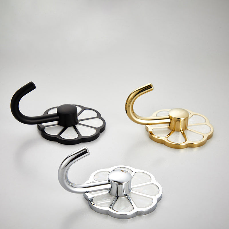 Avtoit | Polished 10-piece bathroom accessory set metal corrosion-resistant bathrobe hooks