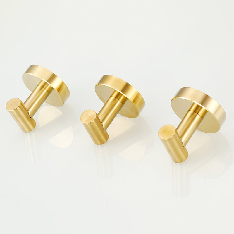 Avtoit | Modern Bathroom Accessory Set Metal Coat Hooks in Polished Chrome/Gold