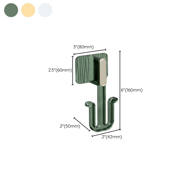 Avtoit | 5-piece Bathroom Hardware Set 6.29" high Bathrobe Hooks in Modern Style