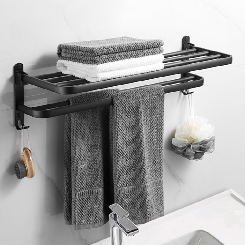 Avtoit | Modern Black Bathroom Accessory Set Tissue Holder Towel Bar Bathroom Fittings Set