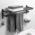 Avtoit | Modern Black Bathroom Accessory Set Paper Holder Towel Bar Bathroom Fixtures Set