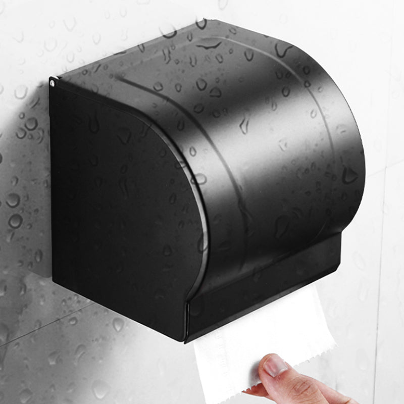 Avtoit | Modern Black Bathroom Accessory Set Tissue Holder Towel Bar Bathroom Fittings Set