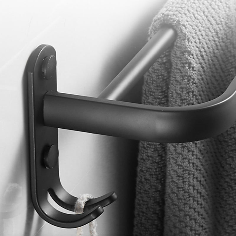Avtoit | Modern Black Bathroom Accessory Set Tissue Holder Towel Bar Bathroom Fittings Set