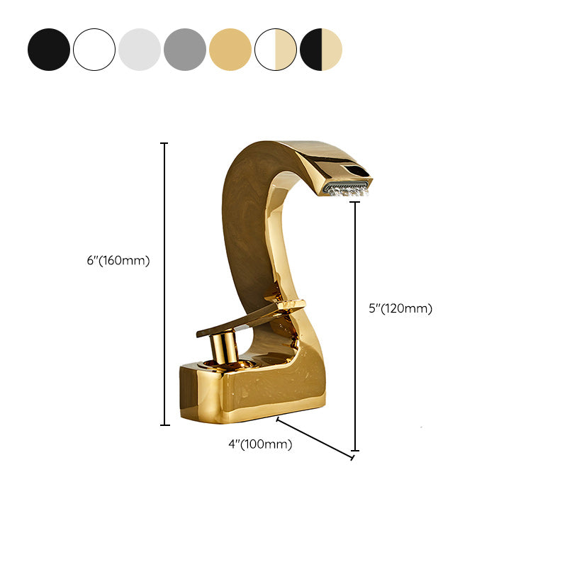 Avtoit | Modern Single-Lever Basin Faucet Bathroom Brass Central Faucet