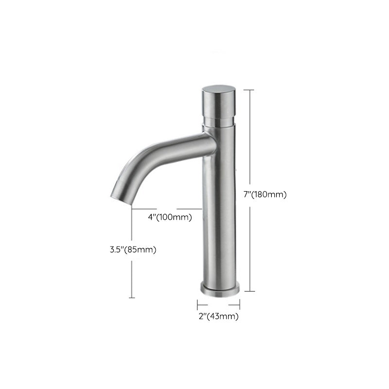 Avtoit | Modern Low Arc Basin Faucet with Single Lever Bathroom Sink Faucet