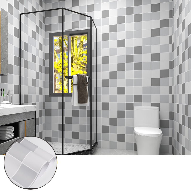 Avtoit | Square Grid Mosaic Tiles waterproof Peel-and-Stick Tile for backsplash