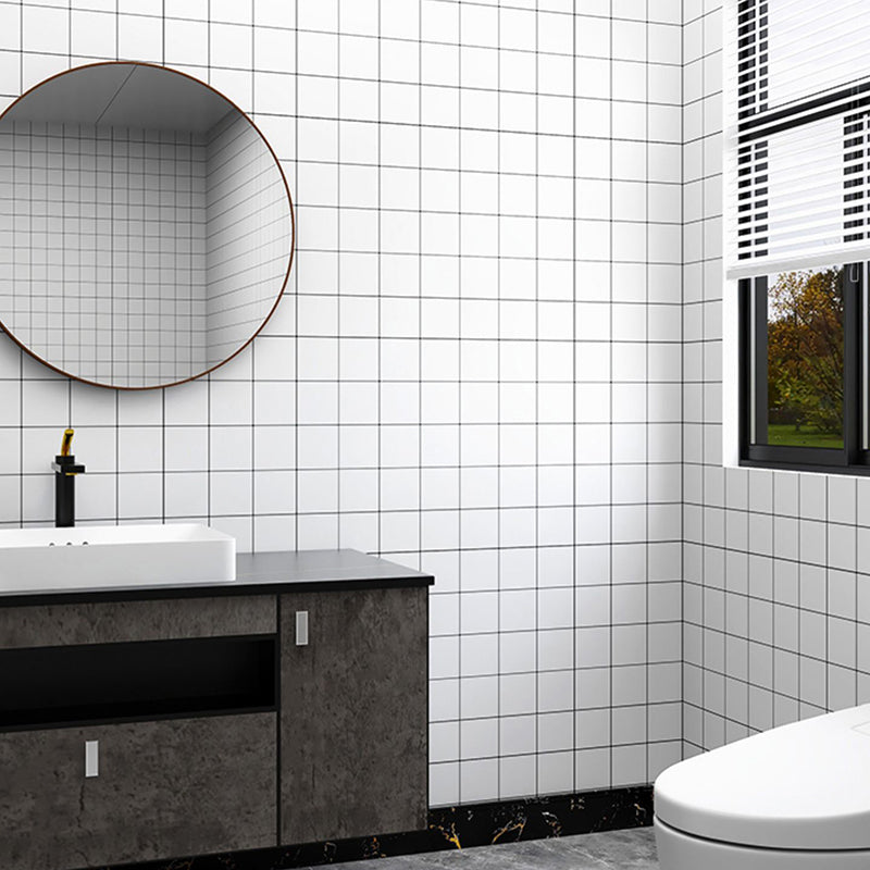 Avtoit | Square Grid Mosaic Tiles waterproof Peel-and-Stick Tile for backsplash