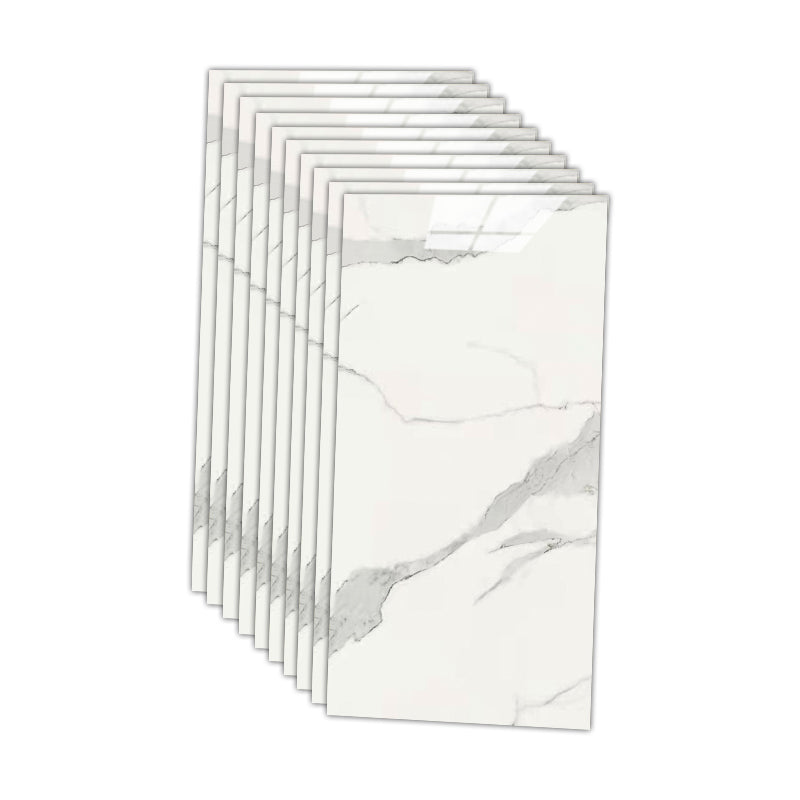 Avtoit | 12" x 24" Marbling Single Panel Waterproof Splashback Wall Tile for Bathroom
