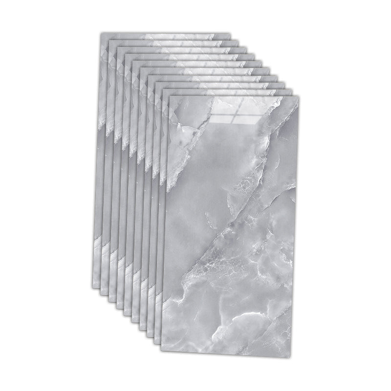 Avtoit | 12" x 24" Marbling Single Panel Waterproof Splashback Wall Tile for Bathroom