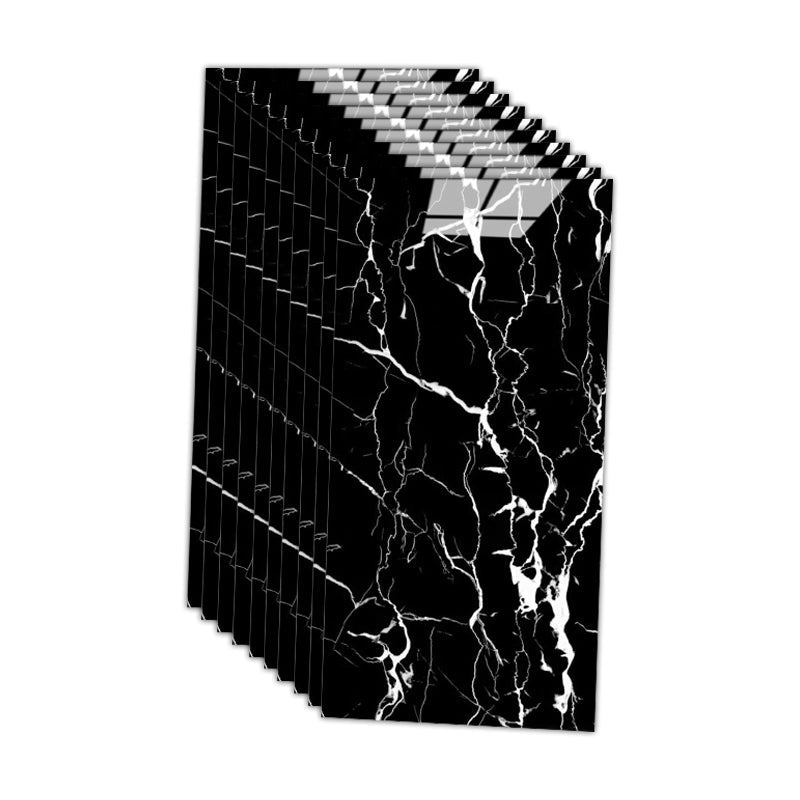 Avtoit | 12" x 24" Marbling Single Panel Waterproof Splashback Wall Tile for Bathroom