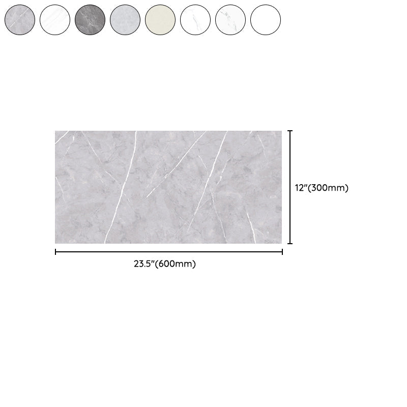 Avtoit | Marble Effect Single Tile 30 cm x 60 cm Waterproof Back Tile Rectangular Wall Tile
