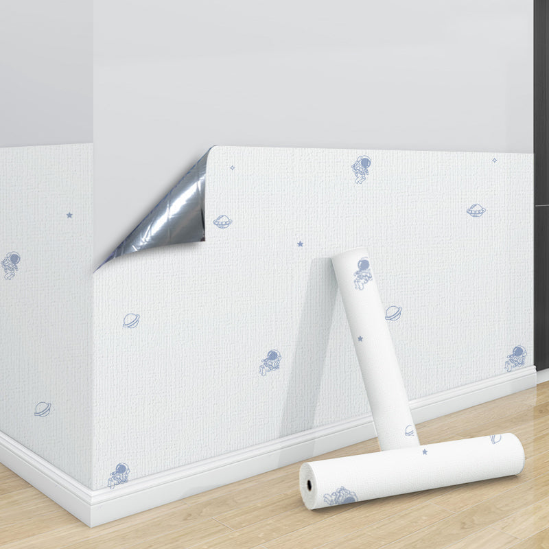 Avtoit | PVC Wall Panel for Stripping and Installing Cartoon Print Matte Texture Wall Covering for the Living Room