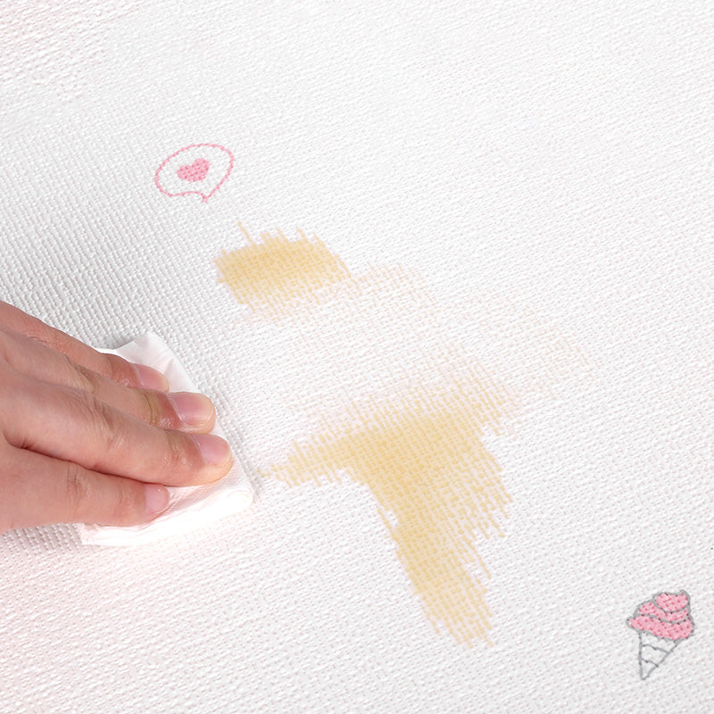 Avtoit | PVC Wall Panel for Stripping and Installing Cartoon Print Matte Texture Wall Covering for the Living Room