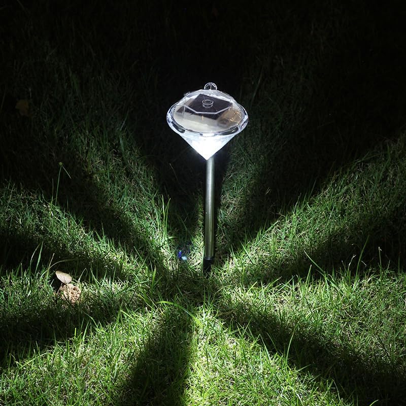 Avtoit | Solar Garden Light in Diamond Shape – LED Lamps for Outdoor Decoration and Lighting