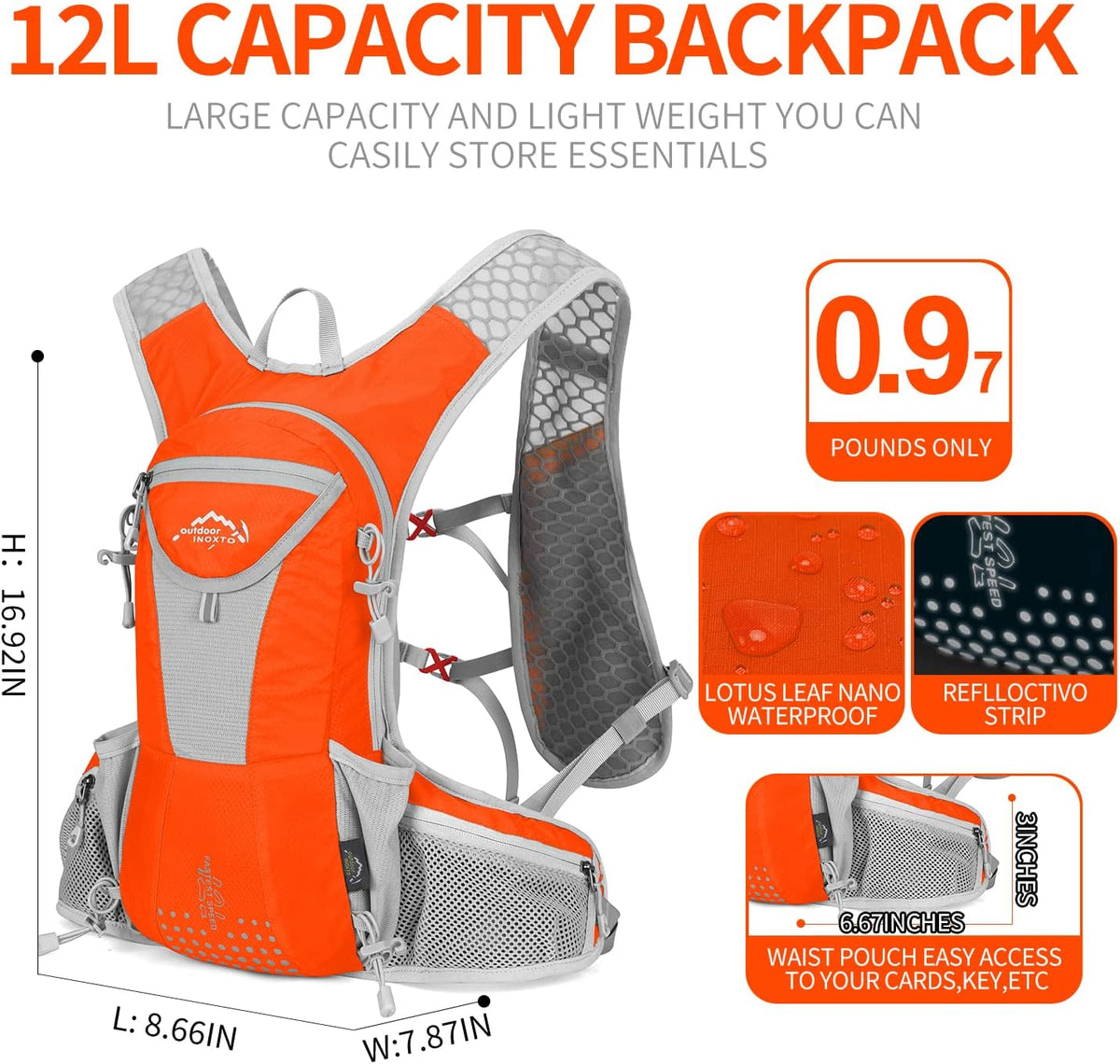 Avtoit | Parcel – Lightweight Waterproof Outdoor Backpack | Durable, Breathable & Adventure-Ready