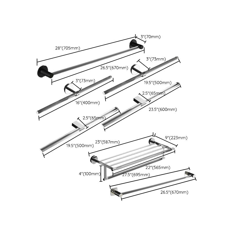 Avtoit | Modern Bathroom Accessories As a Single Piece or as a Set made of Plastic and Metal