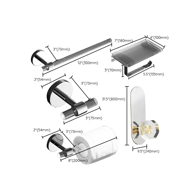 Avtoit | Modern Bathroom Accessories As a Single Piece or as a Set made of Plastic and Metal