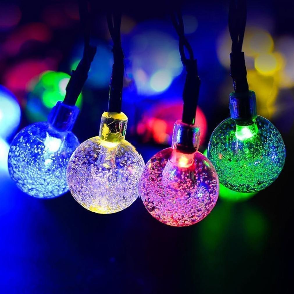 Avtoit | Solar-powered Crystal Ball String Lights