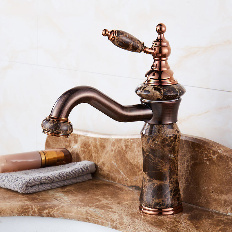 Avtoit | Luxury Ship Basin Faucet Lever Handle Round Ship Basin Bathroom Faucet