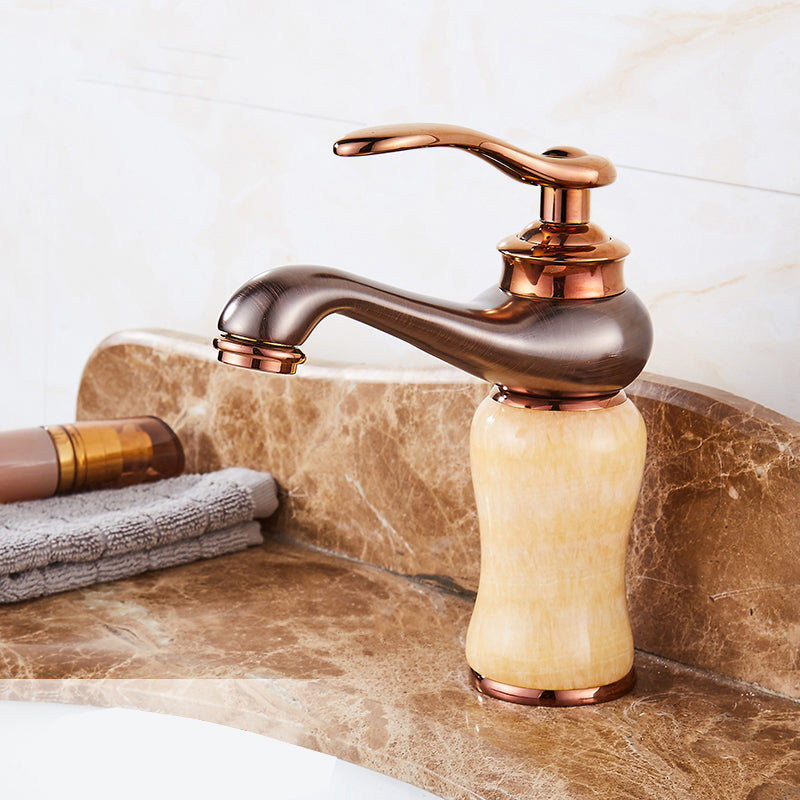 Avtoit | Luxury Ship Basin Faucet Lever Handle Round Ship Basin Bathroom Faucet
