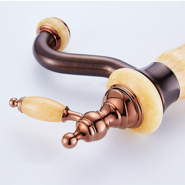 Avtoit | Luxury Ship Basin Faucet Lever Handle Round Ship Basin Bathroom Faucet
