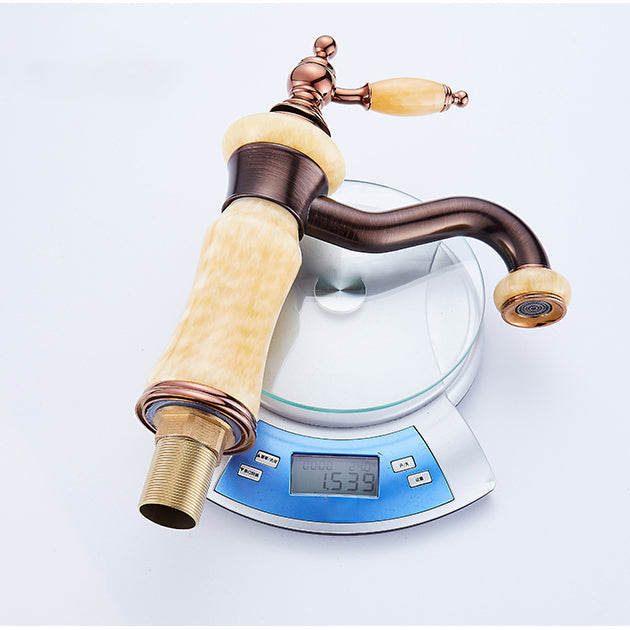 Avtoit | Luxury Ship Basin Faucet Lever Handle Round Ship Basin Bathroom Faucet