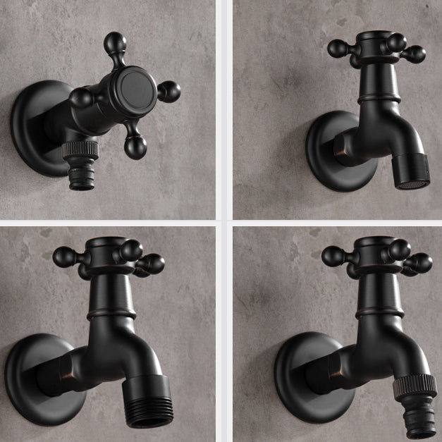 Avtoit | Wide Bathroom Sink Faucet Wall-Mounted Cross Handle Faucet