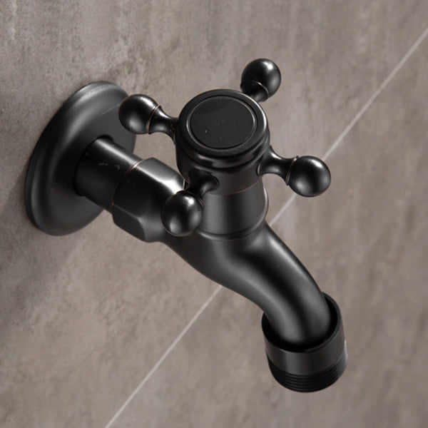 Avtoit | Wide Bathroom Sink Faucet Wall-Mounted Cross Handle Faucet