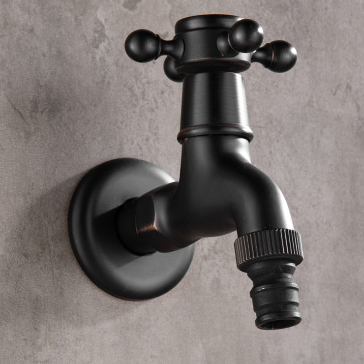 Avtoit | Wide Bathroom Sink Faucet Wall-Mounted Cross Handle Faucet