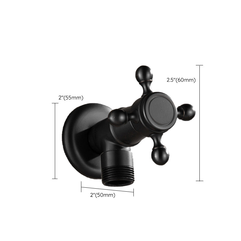 Avtoit | Wide Bathroom Sink Faucet Wall-Mounted Cross Handle Faucet