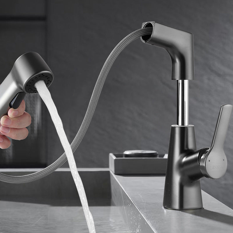 Avtoit | Swivel Spout Sink Faucet Brass Bathroom Low Arc Mixer