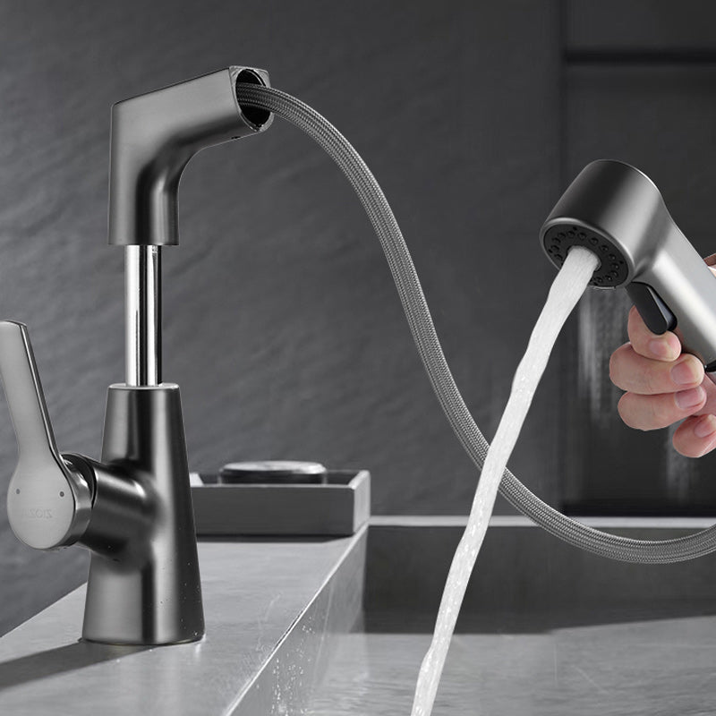 Avtoit | Swivel Spout Sink Faucet Brass Bathroom Low Arc Mixer