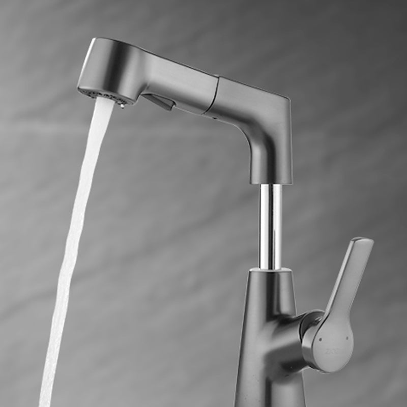 Avtoit | Swivel Spout Sink Faucet Brass Bathroom Low Arc Mixer