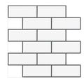 Avtoit | Plastic Peel and Stick Tiles Subway Tiles Wallpapers for Kitchen and Bathroom