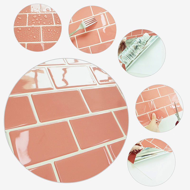 Avtoit | Plastic Peel and Stick Tiles Subway Tiles Wallpapers for Kitchen and Bathroom