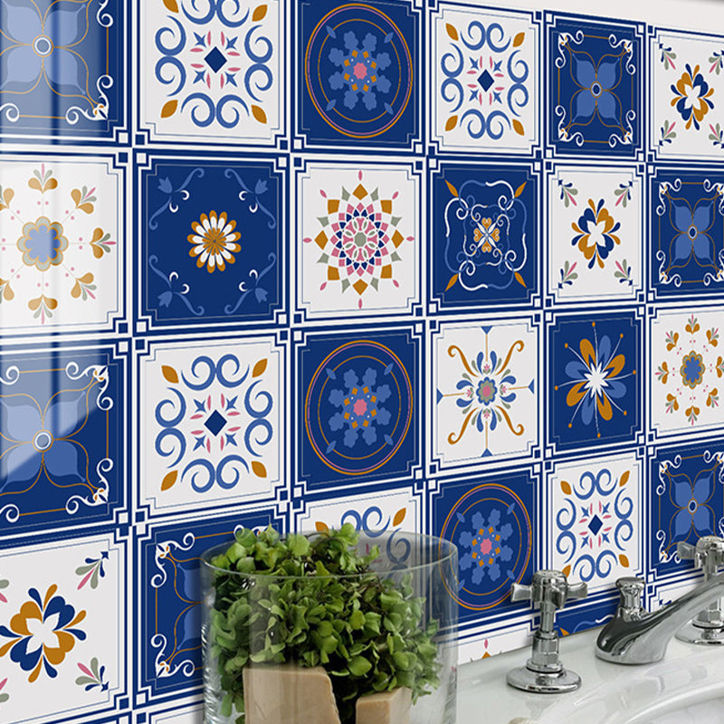 Avtoit | PVC peel and stick backsplash mosaic tiles wallpaper with square shape