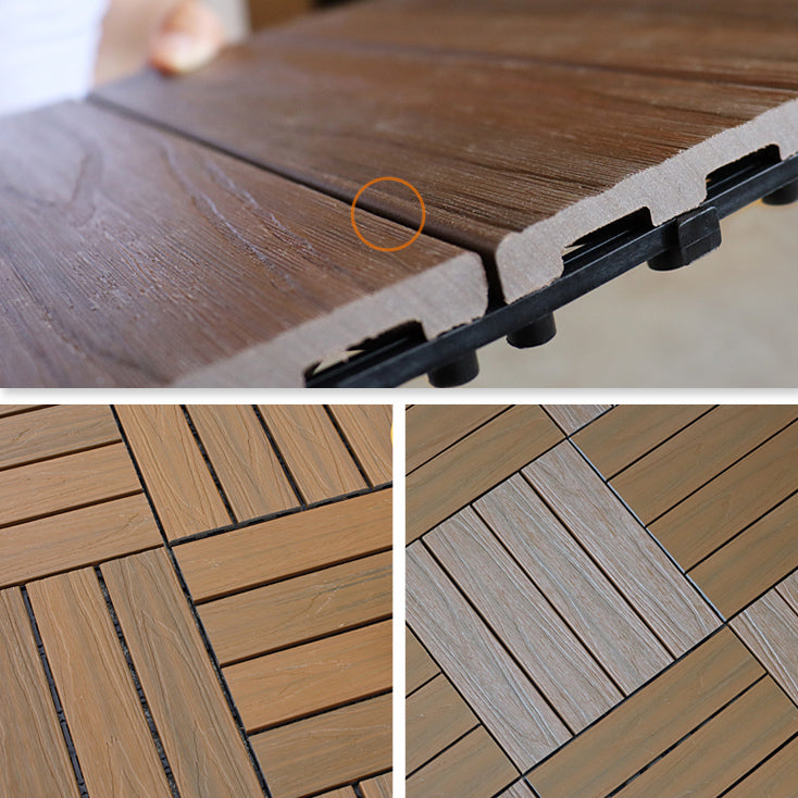Avtoit | Square Click Parquet Tiles Composite Tiles Striped Pattern Tile Set