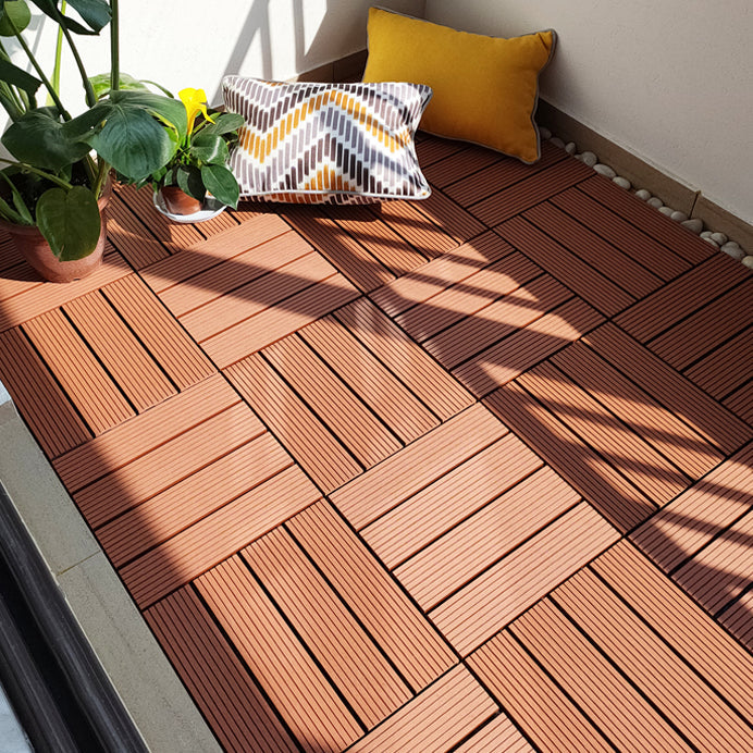 Avtoit | 11 Pack 12" X 12" Square Deck/Patio Tiles Snap Fit for Outdoor Patio Tiles