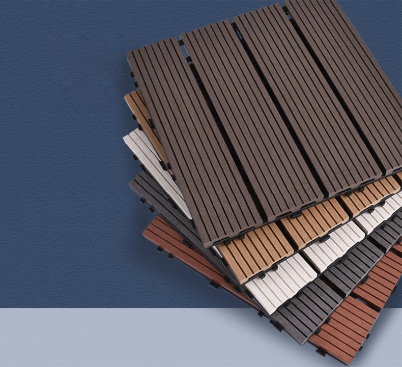 Avtoit | 11 Pack 12" X 12" Square Deck/Patio Tiles Snap Fit for Outdoor Patio Tiles