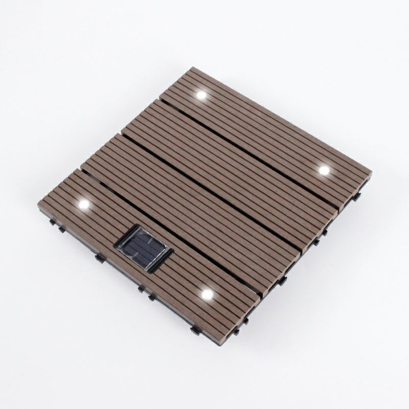 Avtoit | Striped Pattern Terrace Floor Tiles Square Click Floor Tiles Floor Board