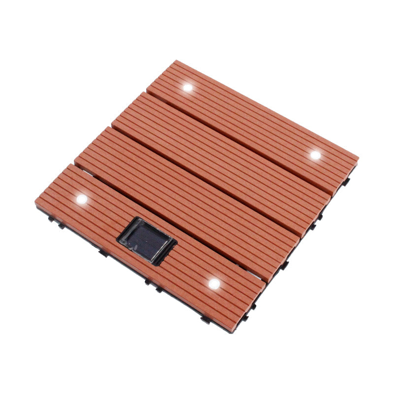 Avtoit | Striped Pattern Terrace Floor Tiles Square Click Floor Tiles Floor Board