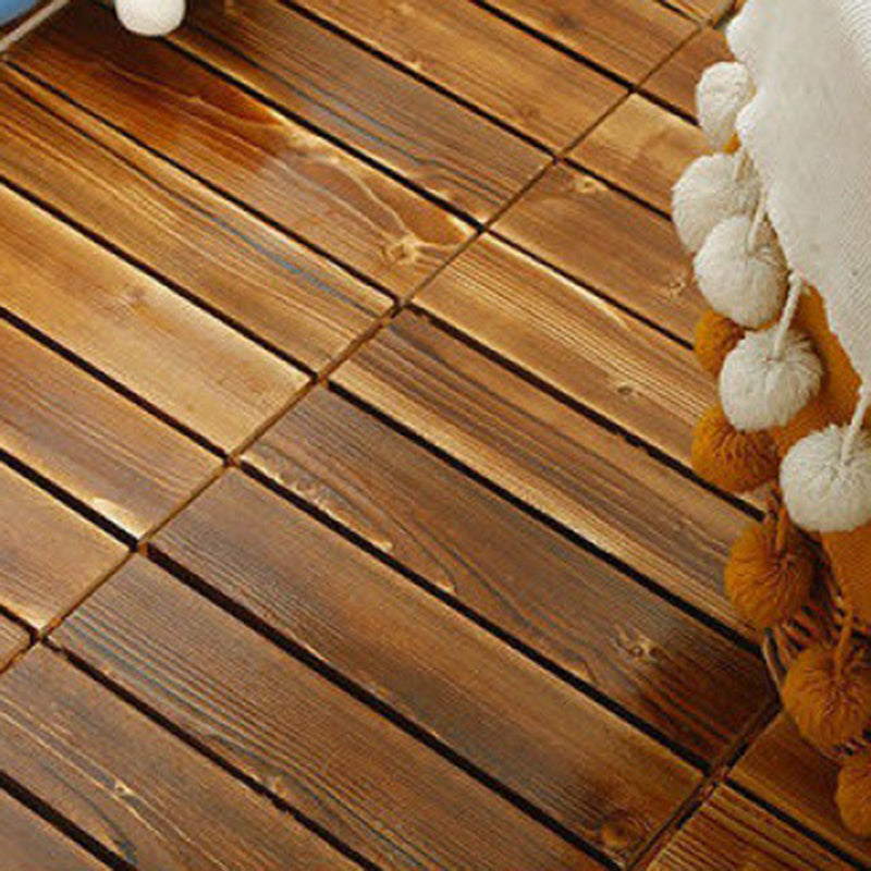 Avtoit | Outdoor Deck Board Wood Square Stripes Composite Flooring Terrace