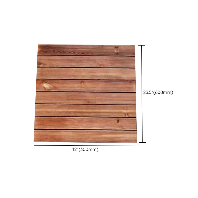 Avtoit | Outdoor Deck Board Wood Square Stripes Composite Flooring Terrace