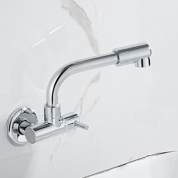 Avtoit | Wall-mounted metal bathtub filler with low arc waterfall bathtub faucet